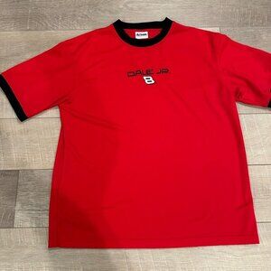 CHASE AUTHENTICS RED AND BLACK BUDWEISER DALE JR 8 LARGE MENS